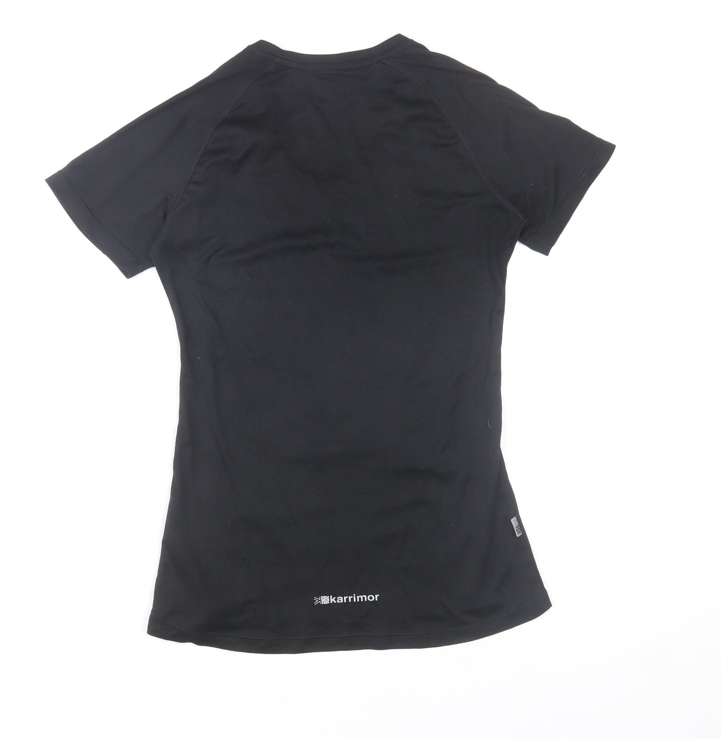 Karrimor Womens Black V-Neck Athletic Running T-Shirt Size 8