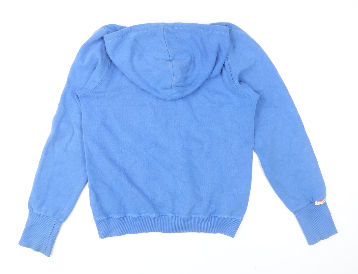 Mens UK Size S Superdry Blue Full Zip Hoodie