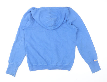 Mens UK Size S Superdry Blue Full Zip Hoodie