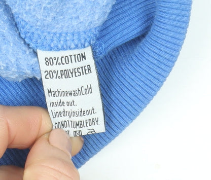 Mens UK Size S Superdry Blue Full Zip Hoodie