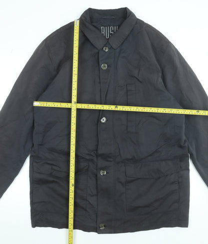 Mens UK Size 42 Bush Black Basic Jacket
