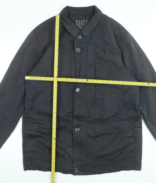 Mens UK Size 42 Bush Black Basic Jacket
