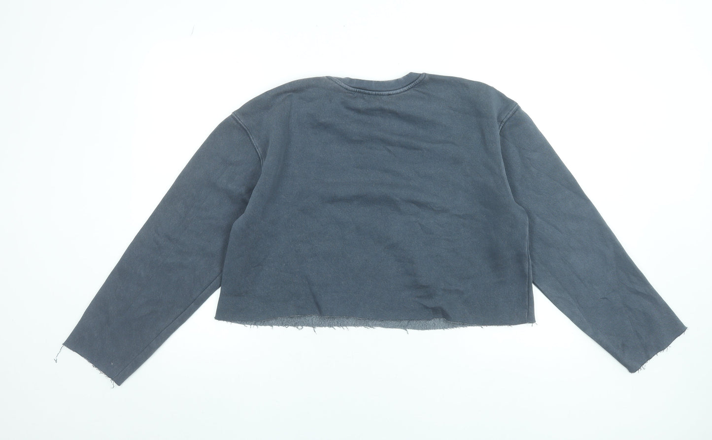 Womens UK Size M Zara Blue Pullover Sweatshirt