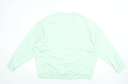 Mens UK Size XL ASOS DESIGN Green Pullover Sweatshirt