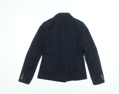 Womens UK Size 6 Marks and Spencer Blue Pea Coat