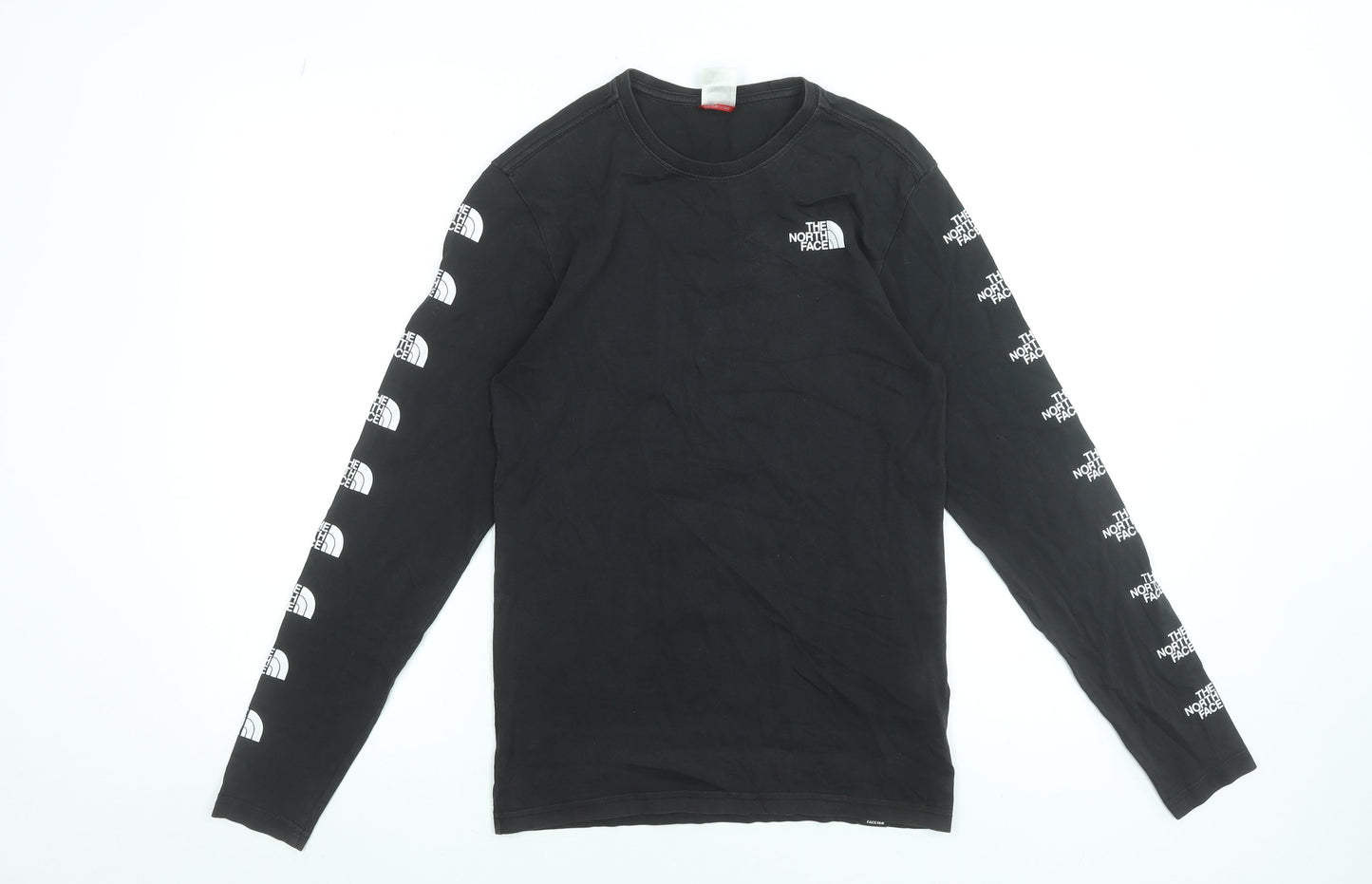 The North Face Men's Black Long Sleeve Graphic Logo T-Shirt XS