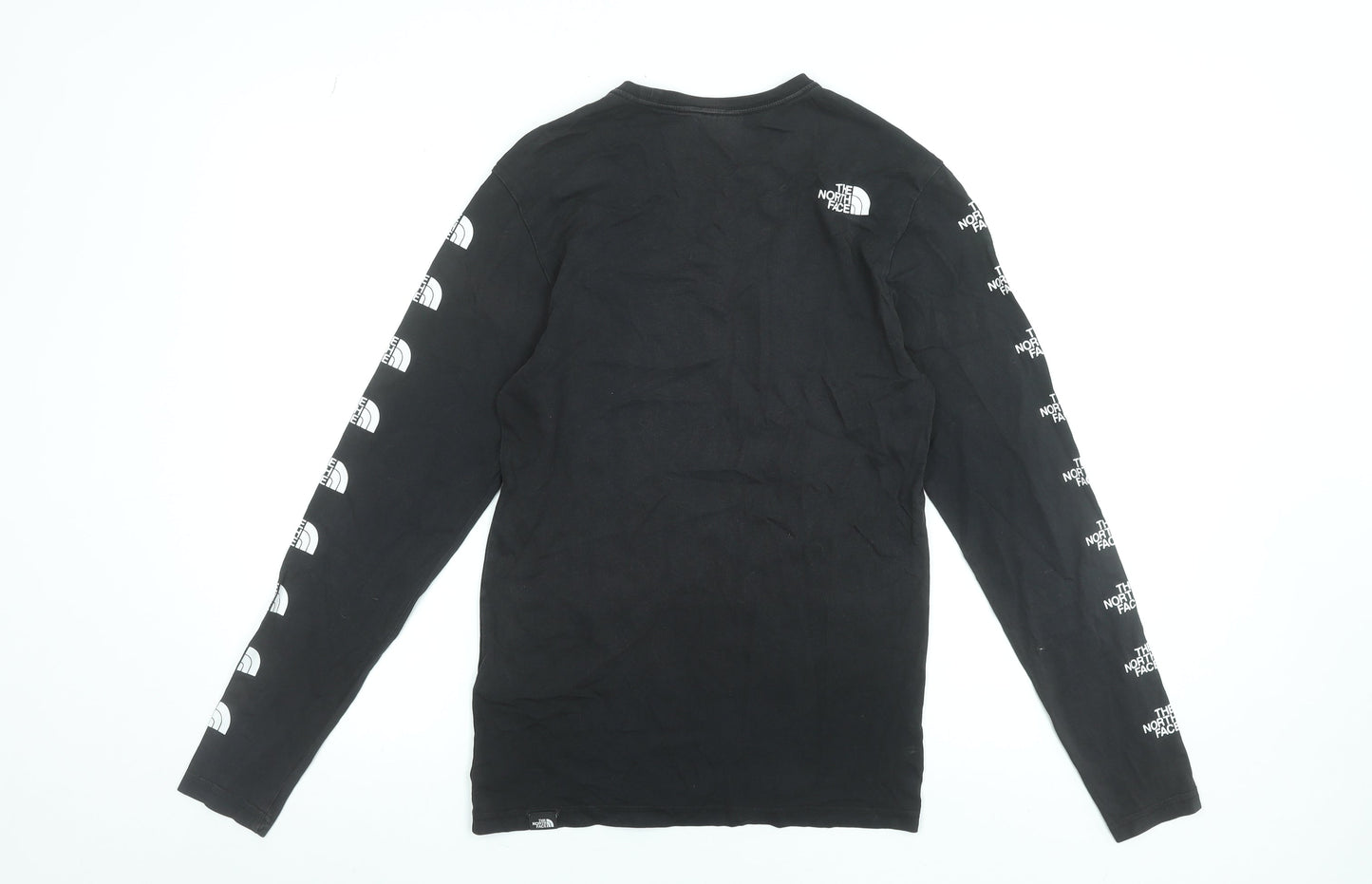 The North Face Men's Black Long Sleeve Graphic Logo T-Shirt XS