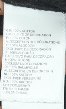 The North Face Men's Black Long Sleeve Graphic Logo T-Shirt XS