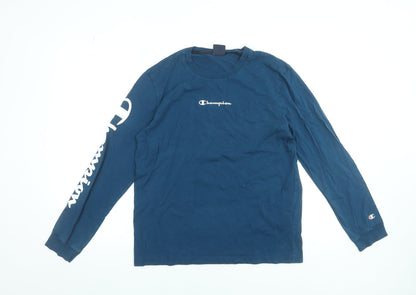 Mens UK Size M Champion Blue  T-Shirt