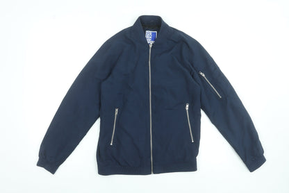 Boys UK Size 152 JACK & JONES Blue Bomber Jacket