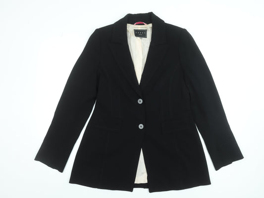 Coast Women’s Black Size 14 Tailored Single-Breasted Blazer