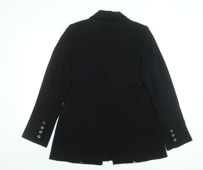 Coast Women’s Black Size 14 Tailored Single-Breasted Blazer