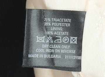 Coast Women’s Black Size 14 Tailored Single-Breasted Blazer