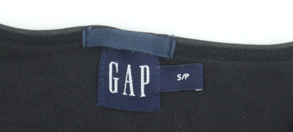 GAP Women's Black Long Sleeve Stretch Cotton T-Shirt S