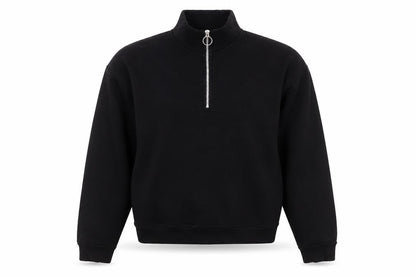 Womens UK Size 12 Pull&Bear Black Pullover Sweatshirt