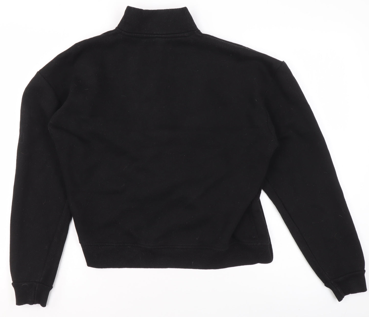 Womens UK Size 12 Pull&Bear Black Pullover Sweatshirt