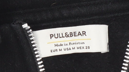 Womens UK Size 12 Pull&Bear Black Pullover Sweatshirt