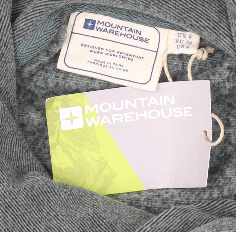 Womens UK Size 8 Mountain Warehouse Grey Pullover Sweatshirt
