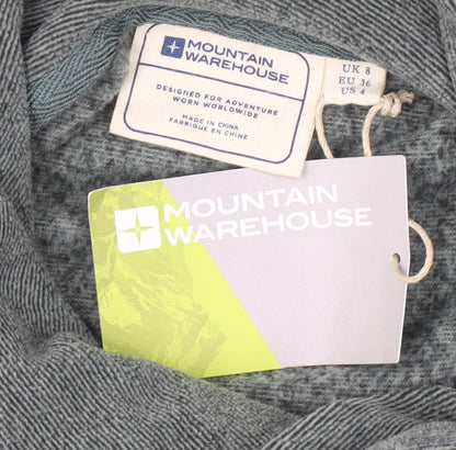 Womens UK Size 8 Mountain Warehouse Grey Pullover Sweatshirt