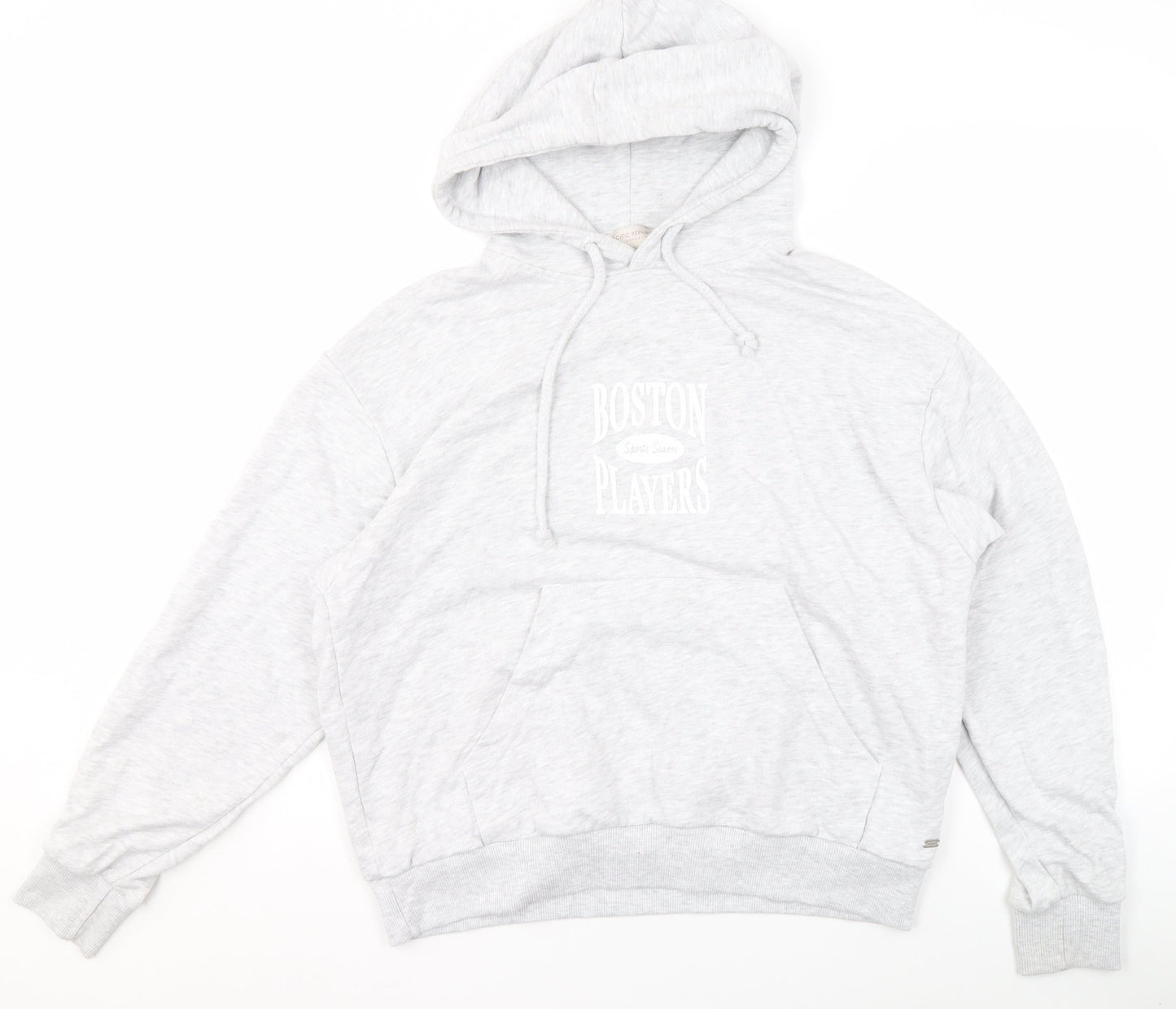 Teens UK Size XS Pull & Bear Grey Pullover Hoodie