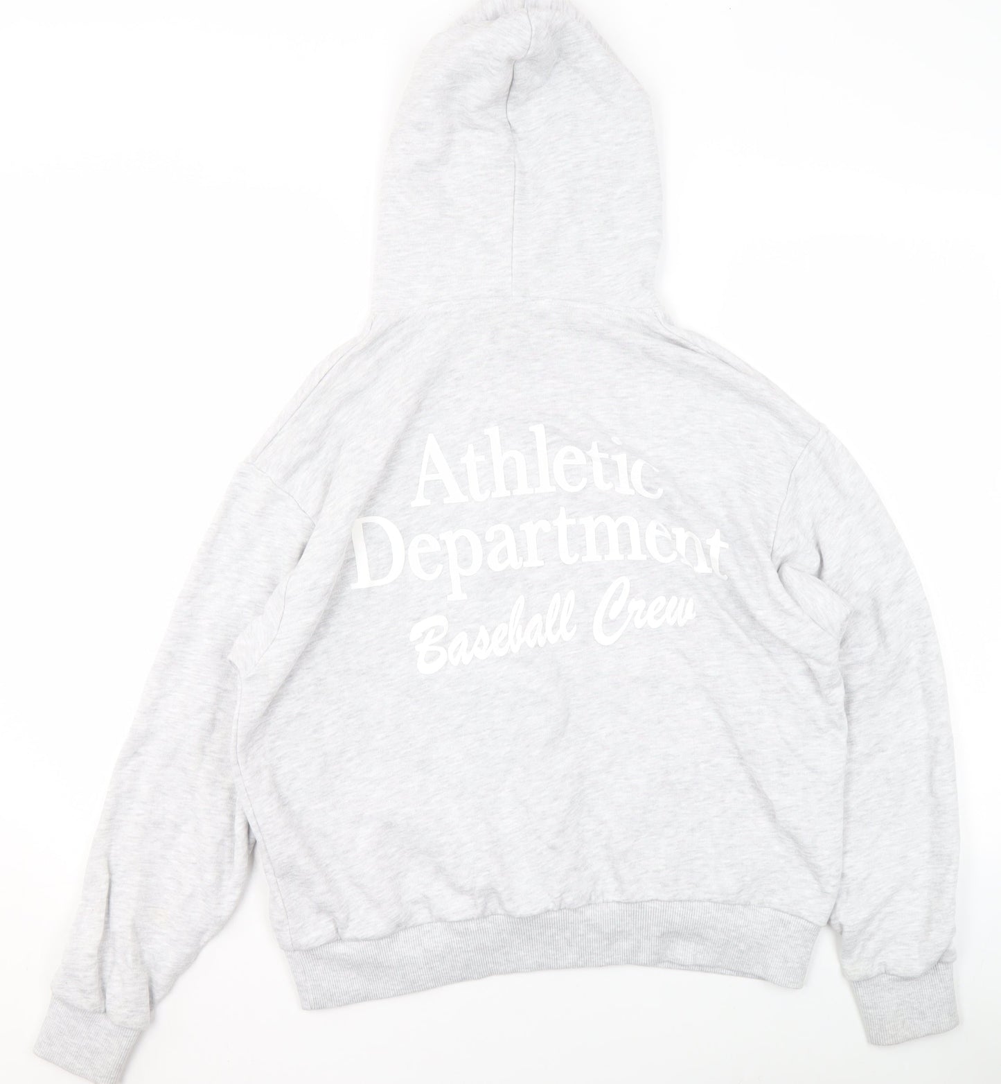 Teens UK Size XS Pull & Bear Grey Pullover Hoodie