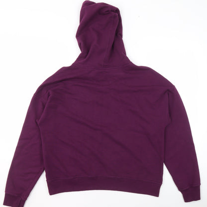 Womens UK Size M Champion Purple Pullover Hoodie
