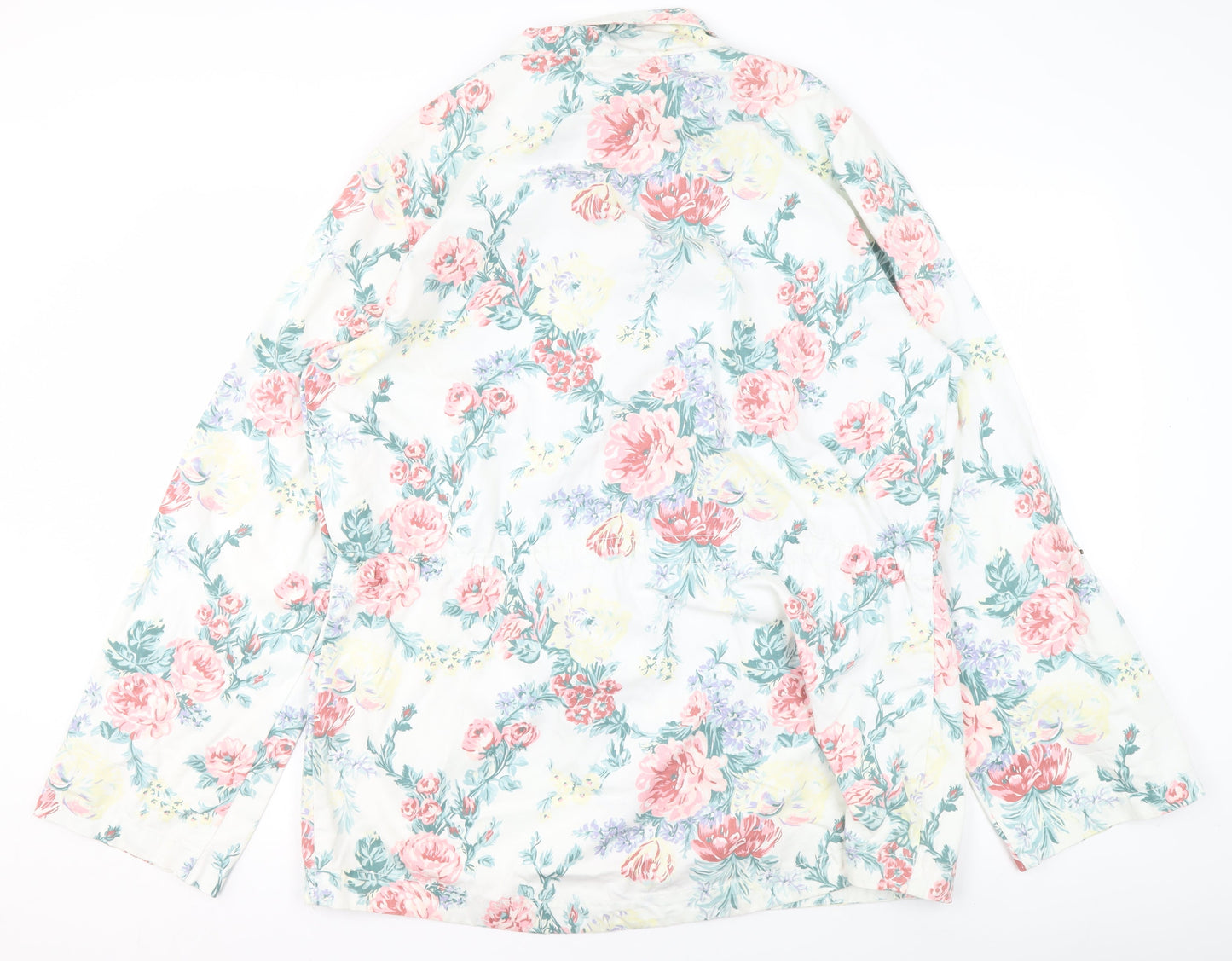 George Womens Multicoloured Floral Rain Coat Jacket Size 18