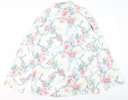George Womens Multicoloured Floral Rain Coat Jacket Size 18