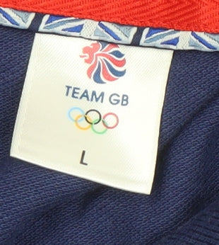 Mens UK Size L Team GB Cotton Polo Shirt
