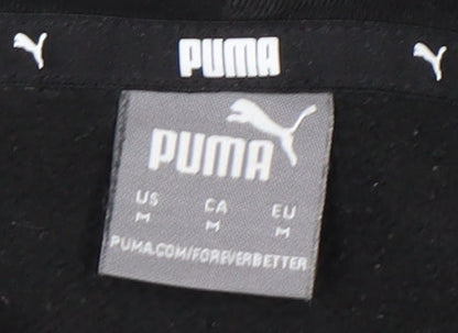 Womens UK Size M PUMA Black Pullover Hoodie