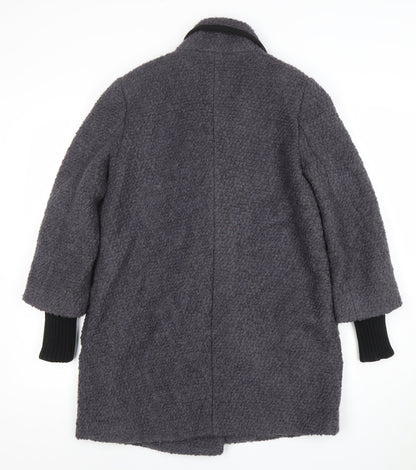 Womens UK Size S Oasis Grey Overcoat