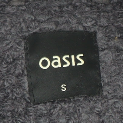 Womens UK Size S Oasis Grey Overcoat