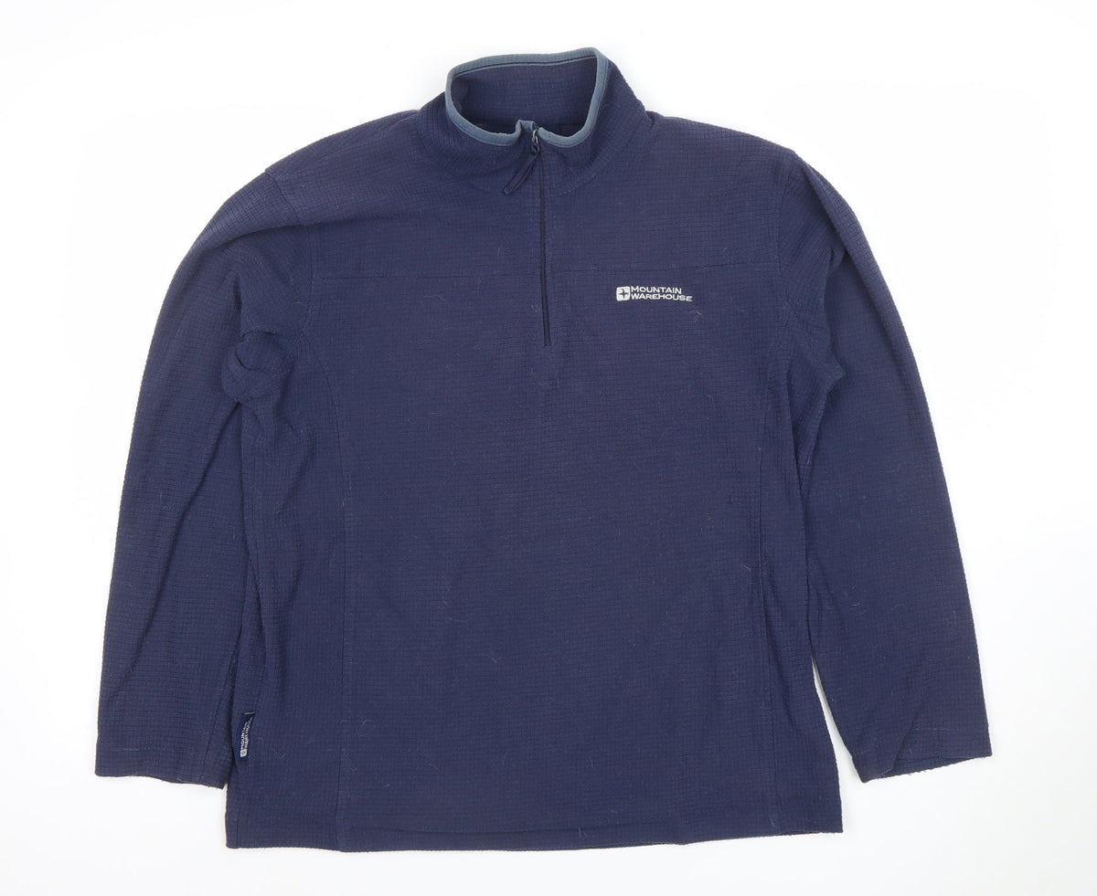 Mens UK Size S Mountain Warehouse Blue Pullover Sweatshirt