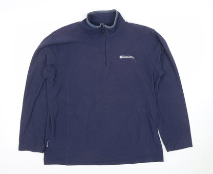 Mens UK Size S Mountain Warehouse Blue Pullover Sweatshirt