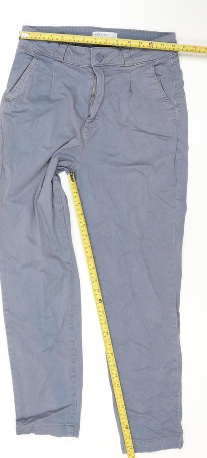 Primark Women’s Grey Straight Leg Jeans Size 10 Regular Denim