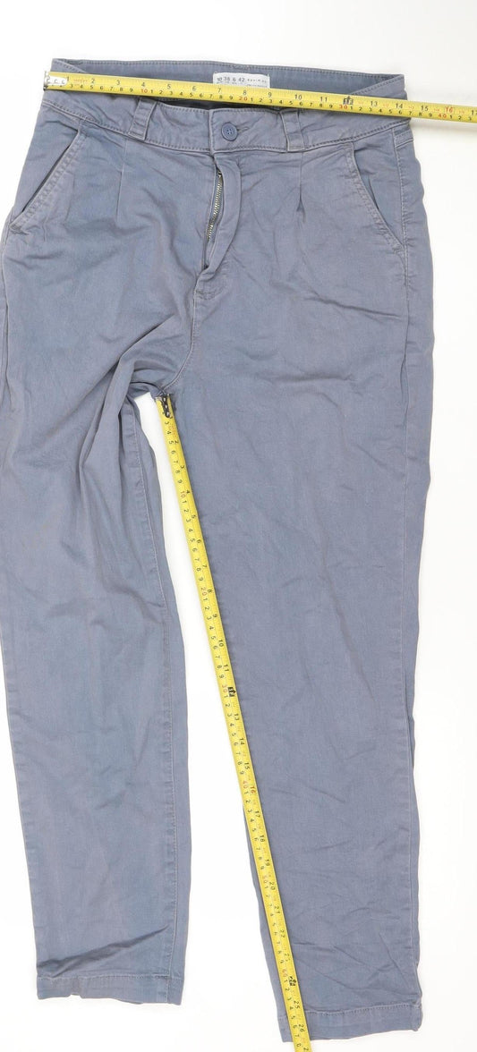 Primark Women’s Grey Straight Leg Jeans Size 10 Regular Denim