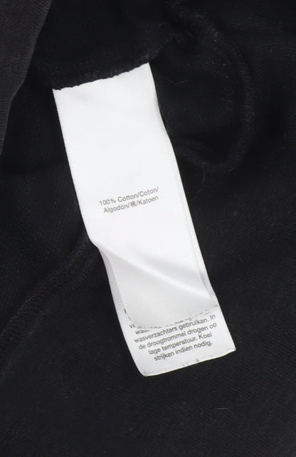 DKNY Sport Women's Black Hoodie Medium 100% Cotton Pullover