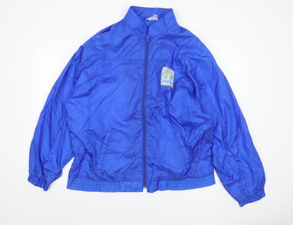 Womens UK Size 6 AK Sport Blue Windbreaker Coat