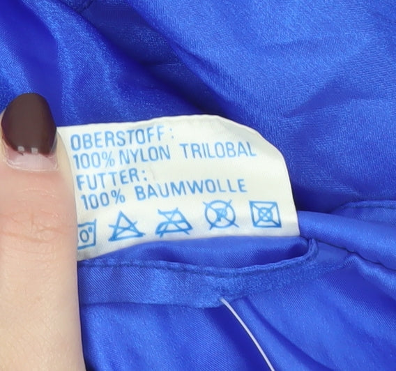Womens UK Size 6 AK Sport Blue Windbreaker Coat
