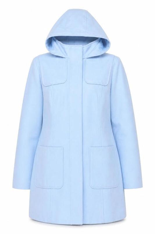Womens UK Size 14 Damart Blue Rain Coat