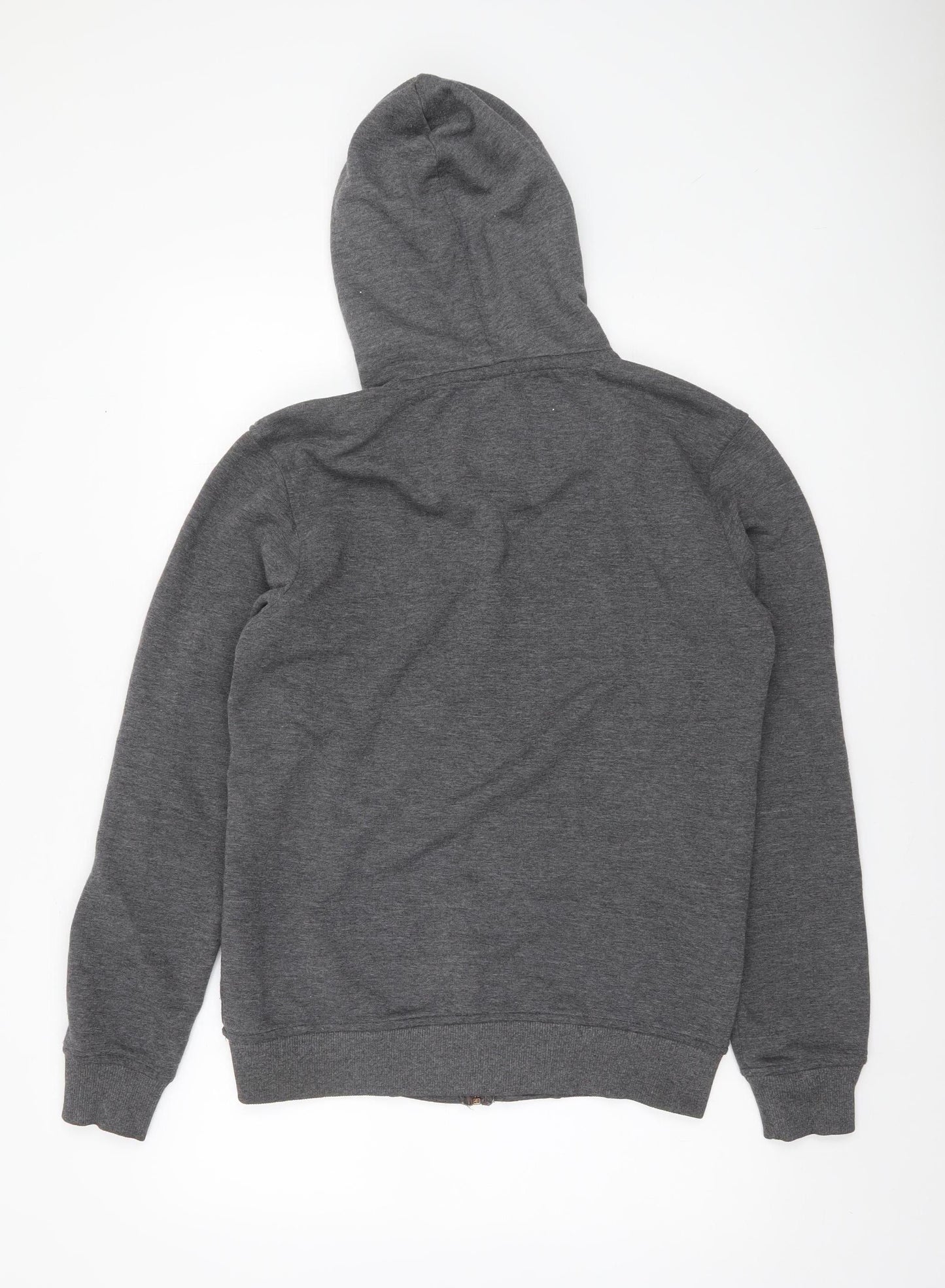 Mens UK Size L SoulCal & Co Grey Full Zip Hoodie
