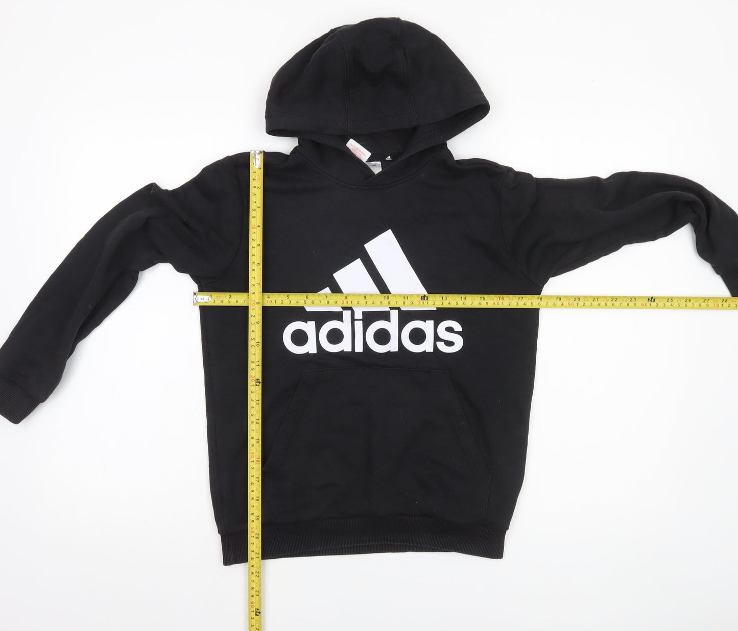 Boys UK Size 11-12 Years adidas Black Pullover Hoodie