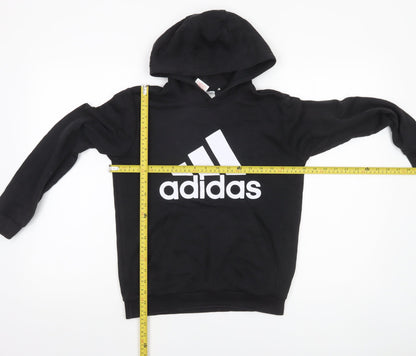 Boys UK Size 11-12 Years adidas Black Pullover Hoodie