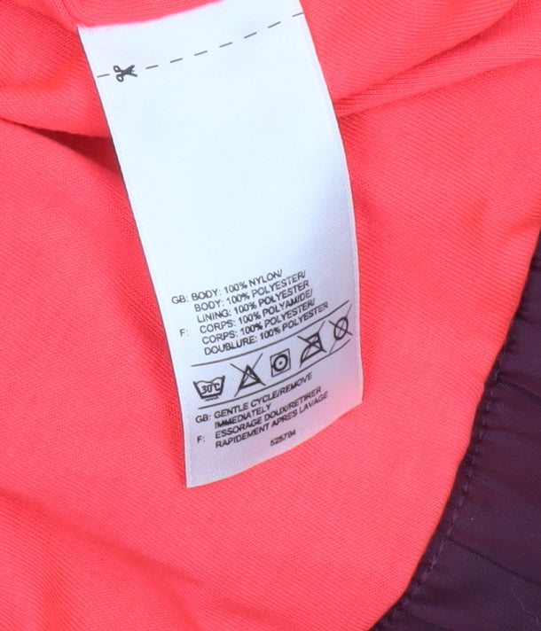 Womens UK Size S Reebok Red Windbreaker Coat