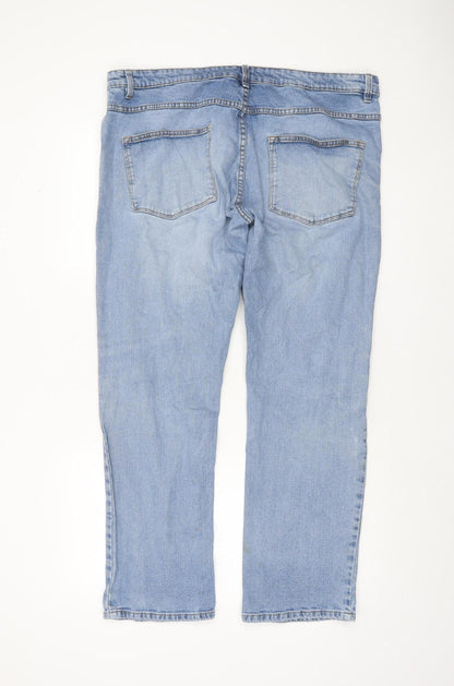 Dunnes Stores Men's Blue 40in Regular Fit Straight Leg Jeans