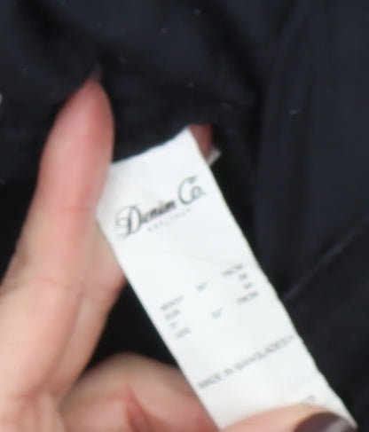 Denim Co. Men's Black Skinny Jeans 34W 32L Slim Fit Stretch Denim