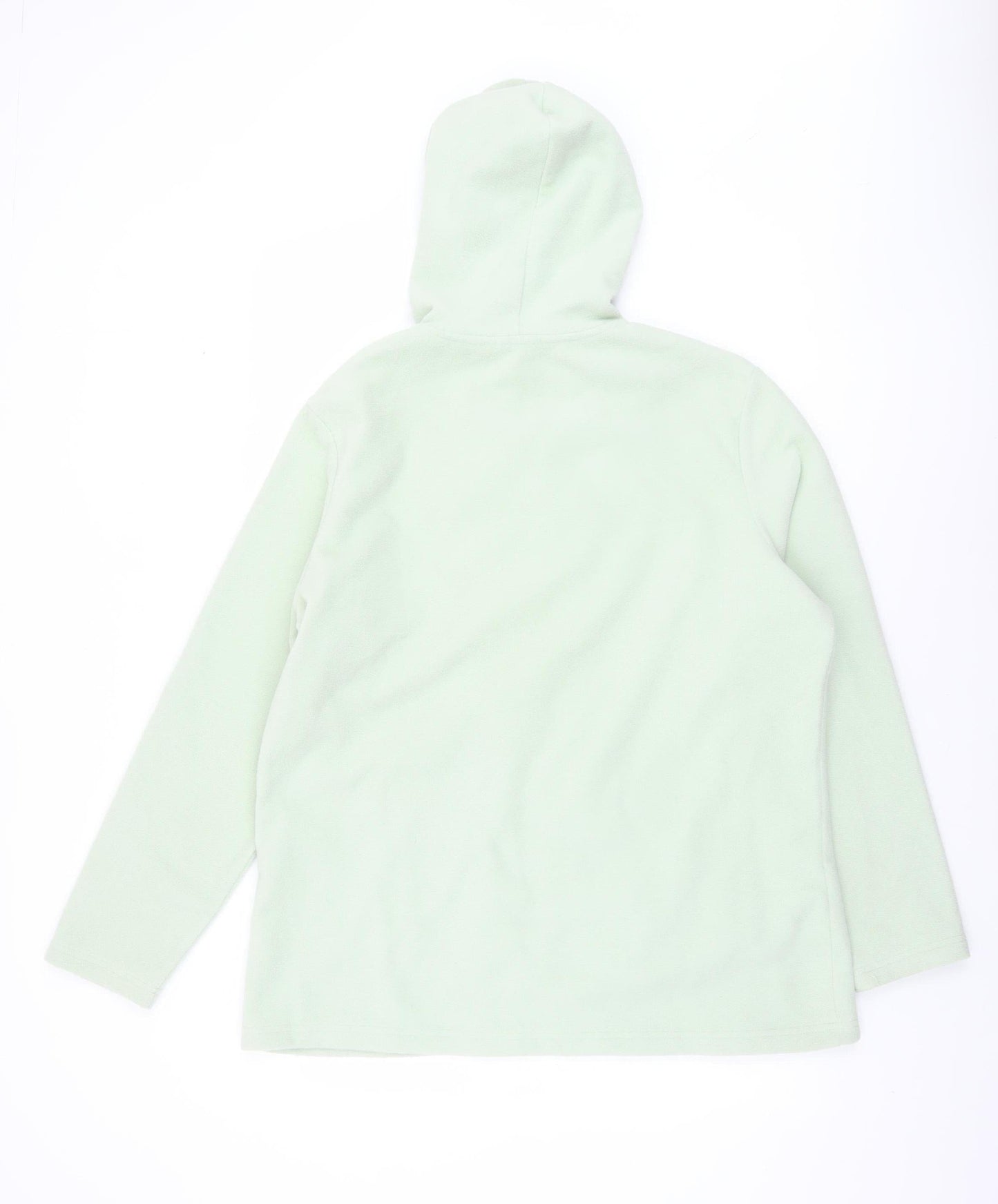 Womens UK Size S Damart Green Full Zip Sweatshirt