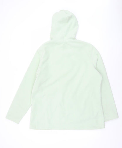 Womens UK Size S Damart Green Full Zip Sweatshirt