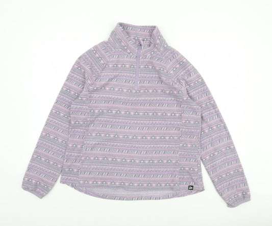 Womens UK Size L Outdoor Products Purple Pullover Sweatshirt