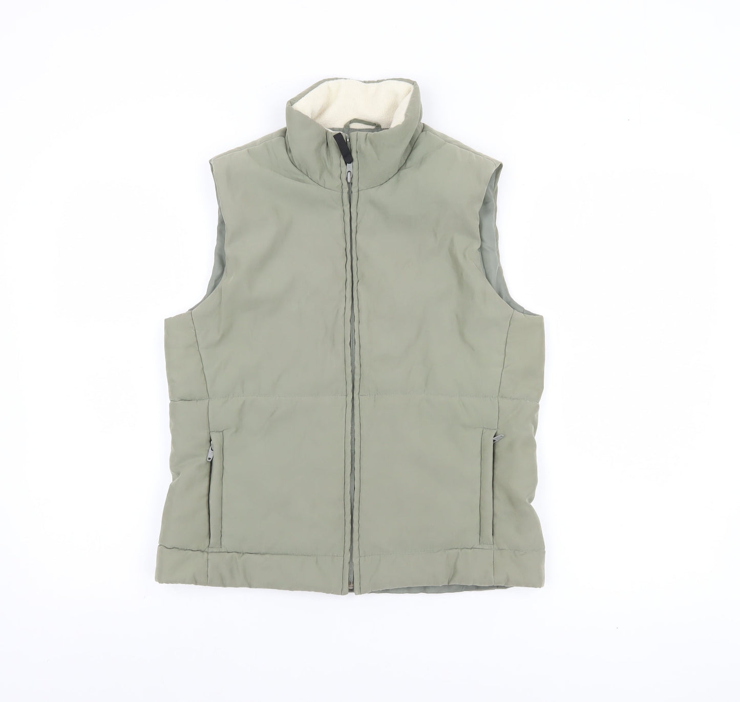 Womens UK Size 10 Dorothy Perkins Green Puffer Jacket